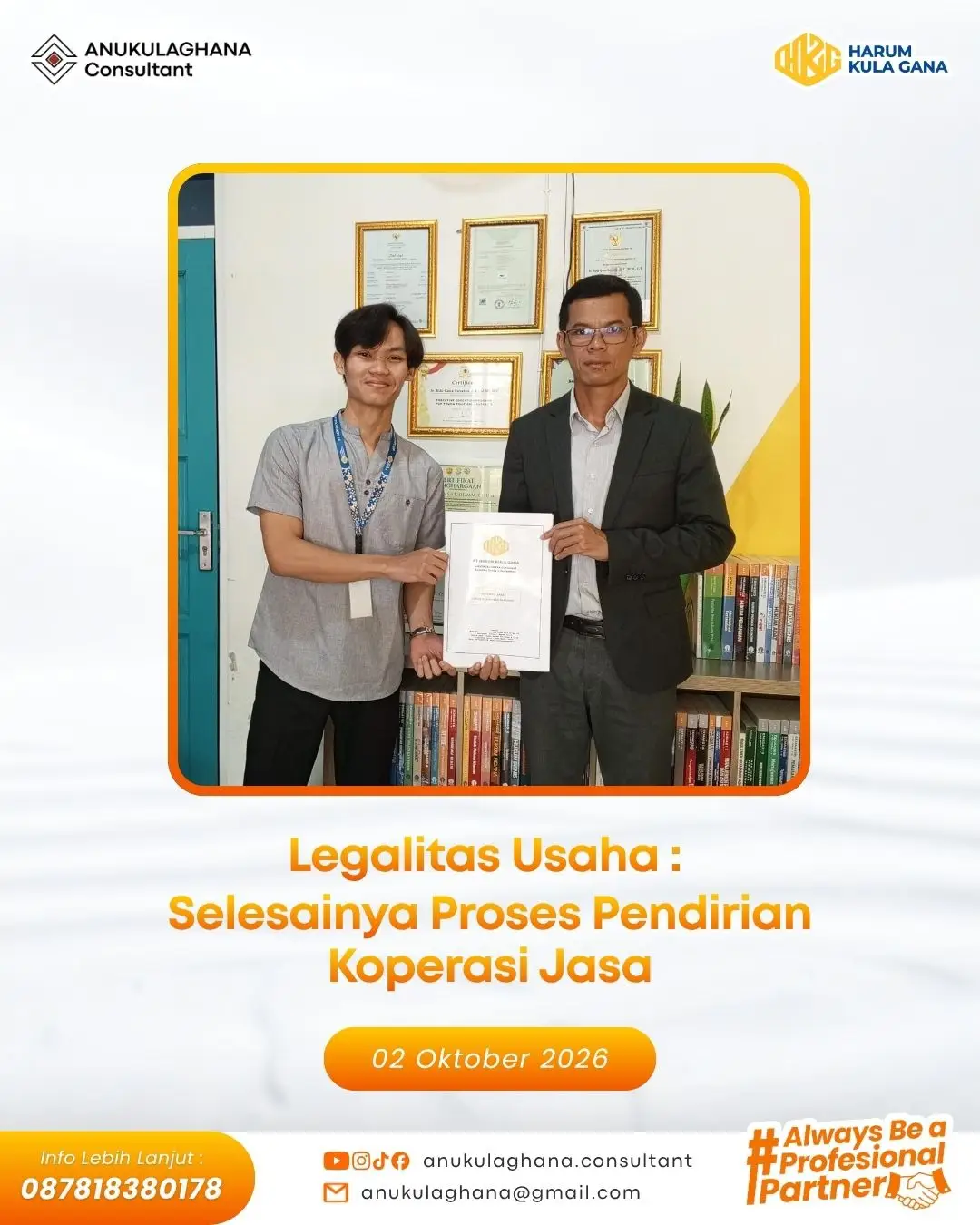 Pendirian Koperasi Jasa