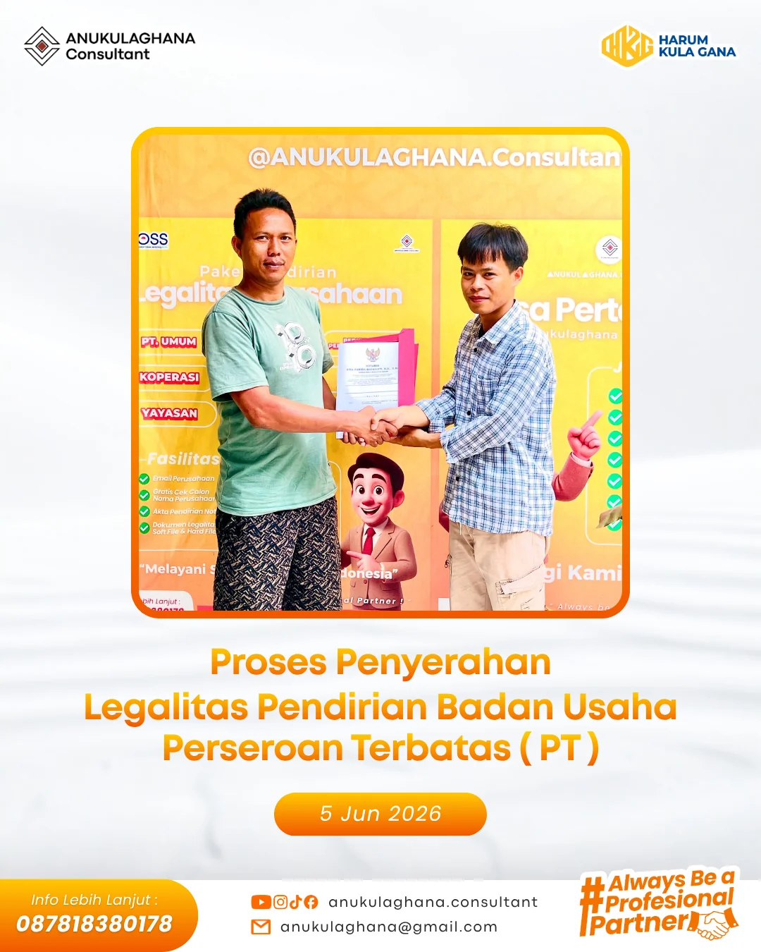 Penyerahan Berkas PT Klien